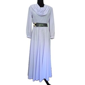 Vintage Semi-Sheer Lavender Dress